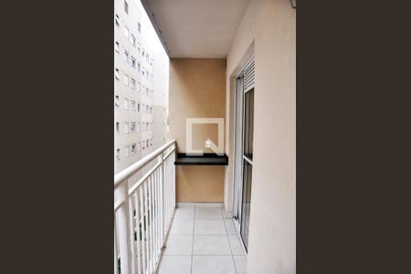 Varanda da Sala de apartamento para alugar com 1 quarto, 29m² em Vila Palmeiras, São Paulo