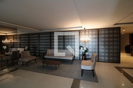 Apartamento para alugar com 86m², 2 quartos e 2 vagasHall social