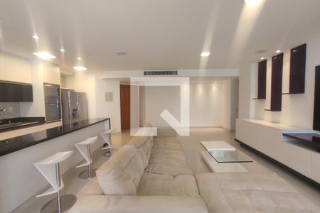 Sala de apartamento para alugar com 2 quartos, 115m² em Barra da Tijuca, Rio de Janeiro