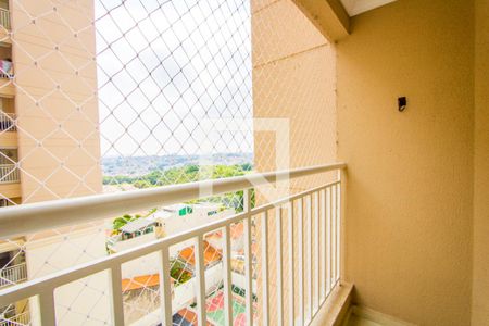 Varanda da sala de apartamento para alugar com 2 quartos, 53m² em Utinga, Santo André