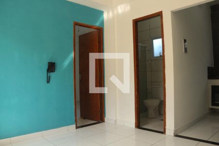 Sala de apartamento para alugar com 1 quarto, 42m² em Esplanada dos Barreiros, São Vicente