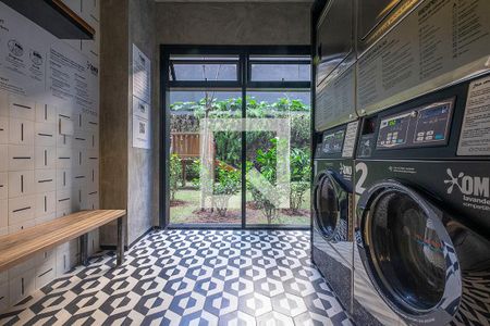 Studio à venda com 25m², 1 quarto e sem vaga Studio à venda com 25m², 1 quarto e sem vagaLavanderia Coletiva