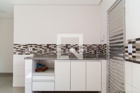 Sala e Cozinha - Detalhe de apartamento para alugar com 1 quarto, 35m² em Vila Monte Alegre, São Paulo