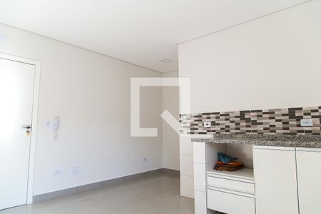 Sala e Cozinha de apartamento para alugar com 1 quarto, 35m² em Vila Monte Alegre, São Paulo