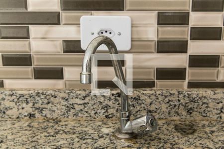 Sala e Cozinha - Torneira de apartamento para alugar com 1 quarto, 35m² em Vila Monte Alegre, São Paulo