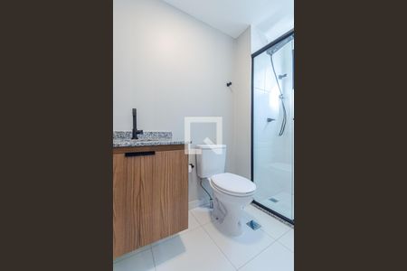 Banheiro de apartamento para alugar com 1 quarto, 30m² em Bela Vista, São Paulo