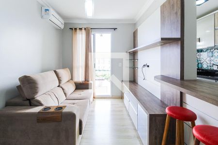 Sala de apartamento para alugar com 2 quartos, 55m² em São Sebastião, Porto Alegre