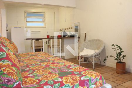 Sala de apartamento para alugar com 1 quarto, 50m² em Centro, São Vicente