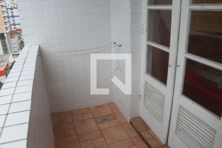 Varanda da Sala de apartamento para alugar com 1 quarto, 50m² em Centro, São Vicente