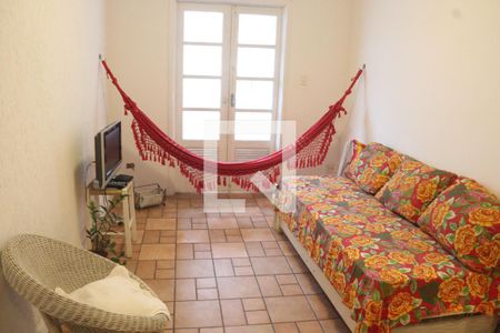 Sala de apartamento para alugar com 1 quarto, 50m² em Centro, São Vicente