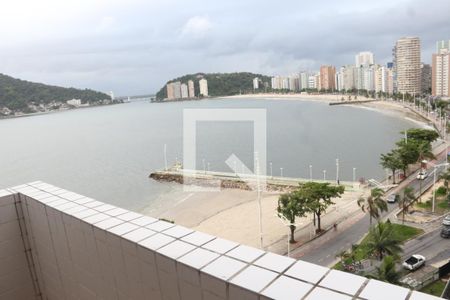Varanda da Sala de apartamento para alugar com 1 quarto, 50m² em Centro, São Vicente