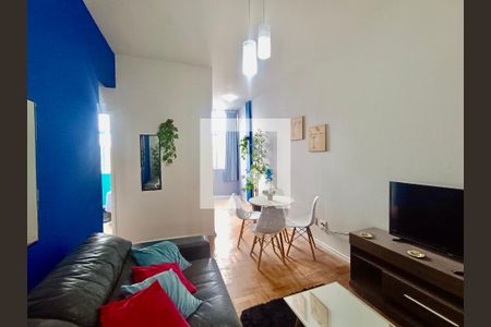 Sala de apartamento para alugar com 1 quarto, 70m² em Copacabana, Rio de Janeiro