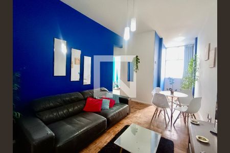 Sala de apartamento para alugar com 1 quarto, 70m² em Copacabana, Rio de Janeiro