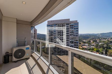 Varanda da Sala de apartamento para alugar com 2 quartos, 70m² em Empresarial 18 do Forte, Barueri