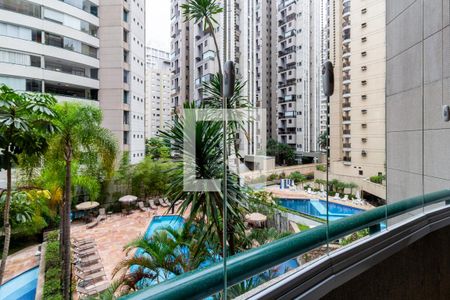 Varanda de apartamento para alugar com 3 quartos, 126m² em Indianópolis, São Paulo