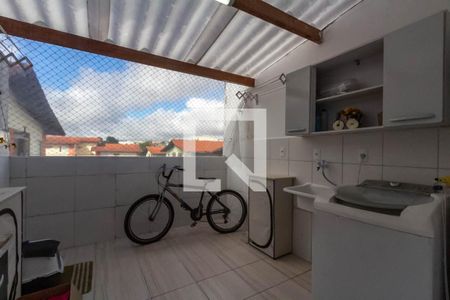 Varanda e área de serviço de casa à venda com 2 quartos, 87m² em Assunção, São Bernardo do Campo