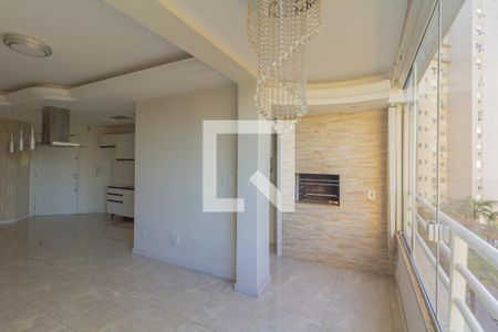 Sala/Cozinha e Churrasqueira de apartamento para alugar com 3 quartos, 96m² em Centro, Canoas