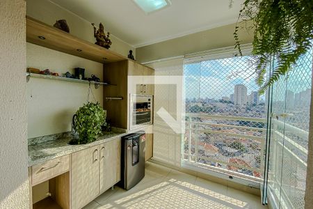 Varanda gourmet de apartamento à venda com 3 quartos, 69m² em Vila Oratorio, São Paulo