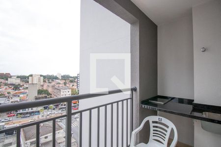 Varanda da Sala de apartamento para alugar com 1 quarto, 35m² em Mirandópolis, São Paulo