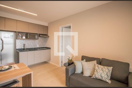 Sala de apartamento para alugar com 1 quarto, 35m² em Mirandópolis, São Paulo