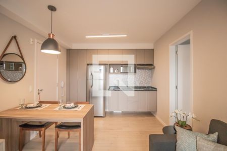 Sala de apartamento para alugar com 1 quarto, 35m² em Mirandópolis, São Paulo