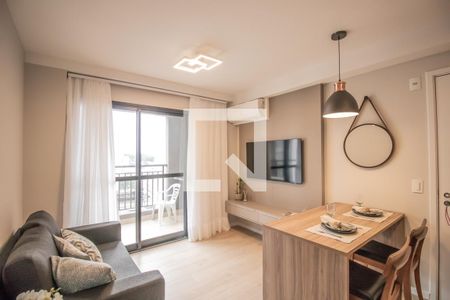 Sala de apartamento para alugar com 1 quarto, 35m² em Mirandópolis, São Paulo