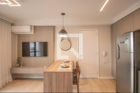 Sala de apartamento para alugar com 1 quarto, 35m² em Mirandópolis, São Paulo