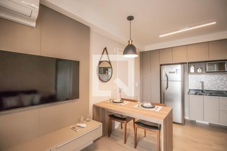 Sala de apartamento para alugar com 1 quarto, 35m² em Mirandópolis, São Paulo