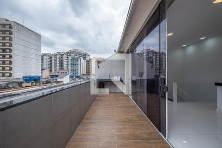 Sala Varanda de apartamento para alugar com 1 quarto, 62m² em Tijuca, Rio de Janeiro