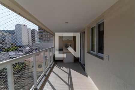Varanda da Sala de apartamento à venda com 3 quartos, 88m² em Vila Isabel, Rio de Janeiro
