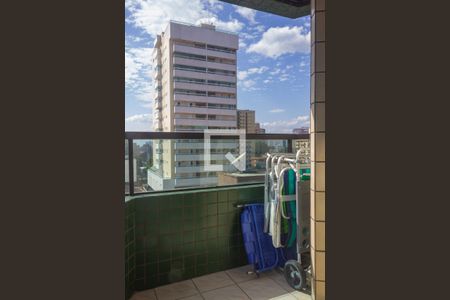 Apartamento para alugar com 72m², 1 quarto e 1 vagaSacada do quarto