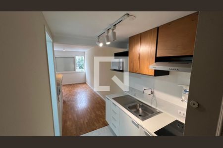 Cozinha de kitnet/studio para alugar com 1 quarto, 30m² em Cerqueira César, São Paulo