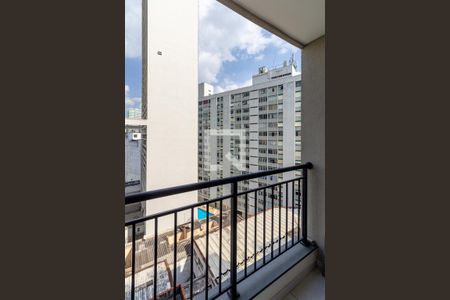 Varanda de apartamento para alugar com 1 quarto, 29m² em República, São Paulo