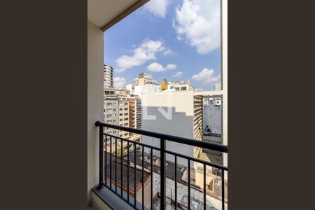 Varanda de apartamento para alugar com 1 quarto, 29m² em República, São Paulo