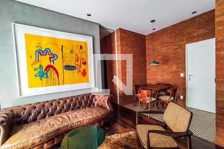 Sala de apartamento à venda com 1 quarto, 47m² em Morumbi, São Paulo