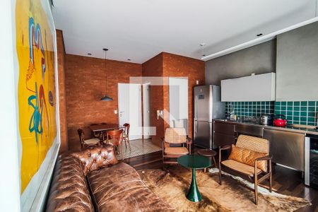 Sala de apartamento à venda com 1 quarto, 47m² em Morumbi, São Paulo