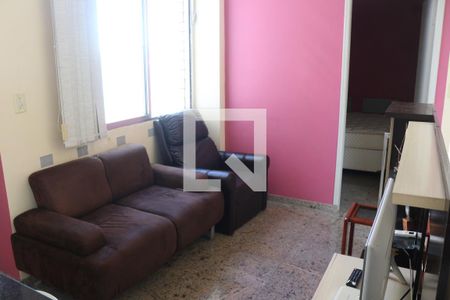 Sala de apartamento para alugar com 1 quarto, 40m² em Itararé, São Vicente