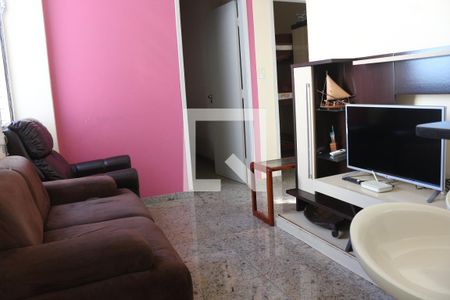 Sala de apartamento para alugar com 1 quarto, 40m² em Itararé, São Vicente