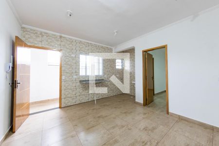 Sala Cozinha de apartamento para alugar com 1 quarto, 41m² em Parque Santa Madalena, São Paulo