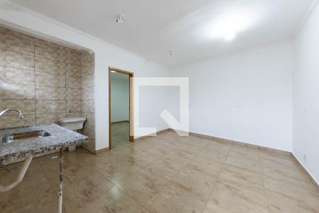 Sala Cozinha de apartamento para alugar com 1 quarto, 41m² em Parque Santa Madalena, São Paulo