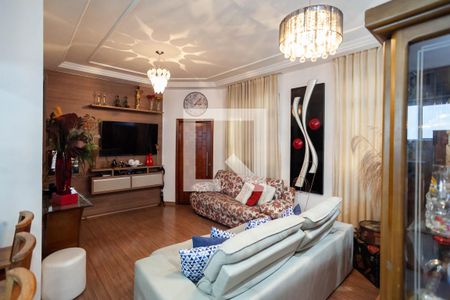 sala  de apartamento à venda com 3 quartos, 80m² em Santa Amélia, Belo Horizonte