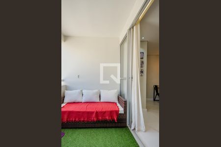 Varanda da Sala de apartamento para alugar com 2 quartos, 59m² em Jardim América, Belo Horizonte