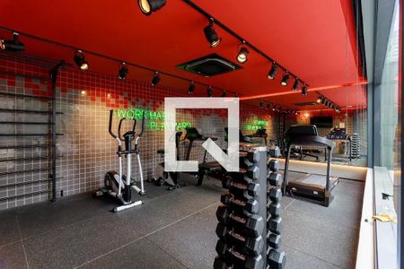 Studio para alugar com 23m², 1 quarto e sem vaga Studio para alugar com 23m², 1 quarto e sem vagaAcademia