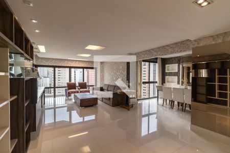 Sala de apartamento para alugar com 3 quartos, 187m² em Moema, São Paulo