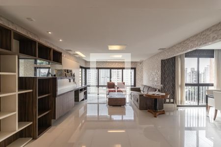 Sala de apartamento para alugar com 3 quartos, 187m² em Moema, São Paulo