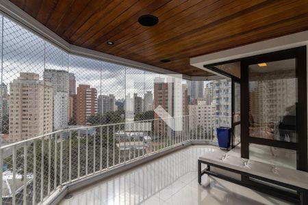 Varanda de apartamento para alugar com 3 quartos, 187m² em Moema, São Paulo