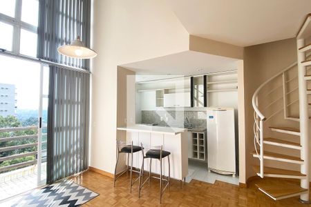 Sala de apartamento à venda com 1 quarto, 68m² em A Industrial, Barueri