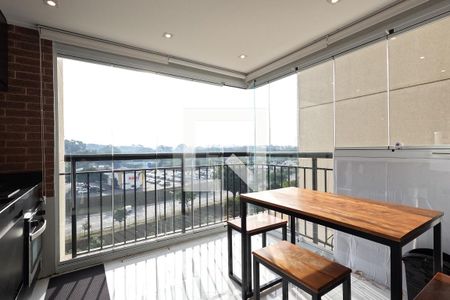 Varanda/Cozinha de apartamento para alugar com 1 quarto, 38m² em Jardim Flor da Montanha, Guarulhos