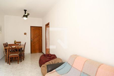 Sala de apartamento para alugar com 1 quarto, 57m² em Boqueirão, Praia Grande
