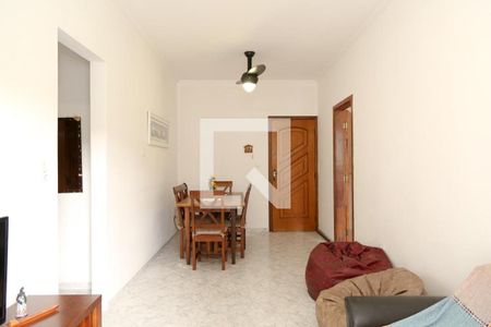 Sala de apartamento para alugar com 1 quarto, 57m² em Boqueirão, Praia Grande